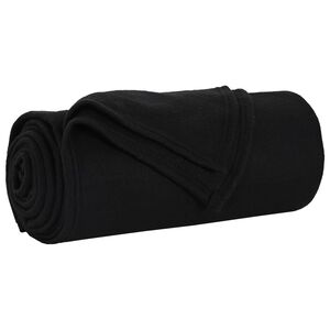 vidaXL Coperta Nero 240 x 220 cm 0.74 kg Panno