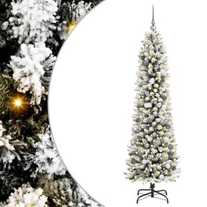 vidaXL Albero di Natale artificiale Bianco 210 cm