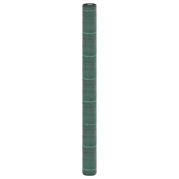 vidaXL Membrana Antierbacce Verde 1,5x25 m in PP