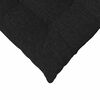 vidaXL Cuscini per Seduta 2 pcs Nero 40 x 40 x 6 cm Tessuto