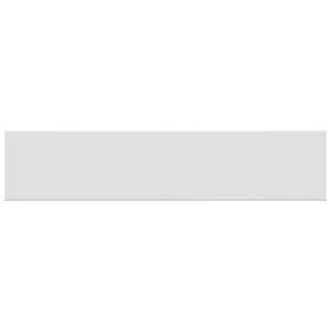 vidaXL Soglia della Finestra Bianco 160 x 30 x 4,5 cm PVC