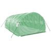 vidaXL Serra con Telaio in Acciaio Verde 18 m² 6x3x2 m