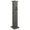 vidaXL Tanker da giardino Antracite 26 x 26 x 101 cm PE