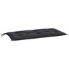 vidaXL Cuscino per Panca Nero 100x50x7 cm in Tessuto Oxford
