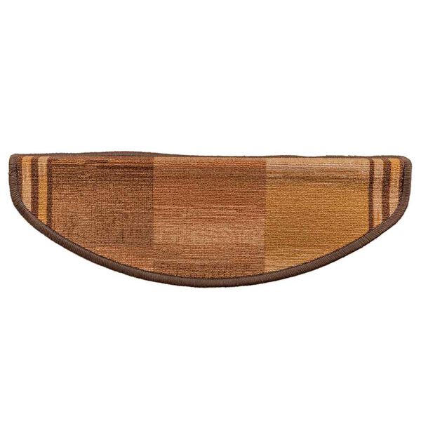 vidaXL Tappetini per Scale Autoadesivi 10pz 65x21x4 cm Marroni