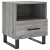 vidaXL Comodini 2 pz Grigio Sonoma 40x35x47,5 cm in Legno Multistrato
