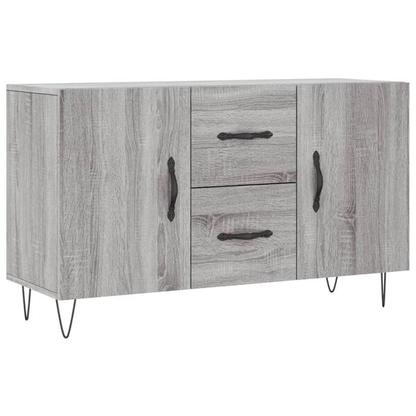 vidaXL Credenza Grigio Sonoma 100x36x60 cm in Legno Multistrato