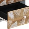 vidaXL Comodino 40x33,5x46 cm in Legno Massello di Mango
