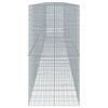 vidaXL Cesto Gabbione con Copertura 1150x100x200 cm in Ferro Zincato