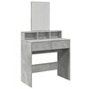 vidaXL Toeletta con Specchio Grigio Cemento 80x41x144,5 cm