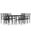 vidaXL Set Mobili da Pranzo da Giardino 9 pz