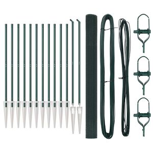 vidaXL Palo della recinzione Verde