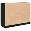 vidaXL Credenza con Cassetti Rovere Nero 100,5x35x76 cm Truciolato