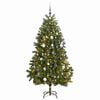 vidaXL Albero Natale Incernierato con 300 LED e Palline 300 cm