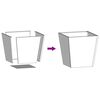 vidaXL Fioriere da Giardino 2 pz 40x40x40 cm in Acciaio Inox