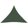vidaXL Vela Parasole 160 g/m&sup2; Verde Scuro 5x5x5 m in HDPE