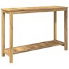 vidaXL Tavolo consolle da giardino Sbiancato 108,5 x 35 x 75 cm
