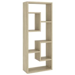 vidaXL Scaffale a Parete Rovere Sonoma 36x16x90 cm Legno Multistrato