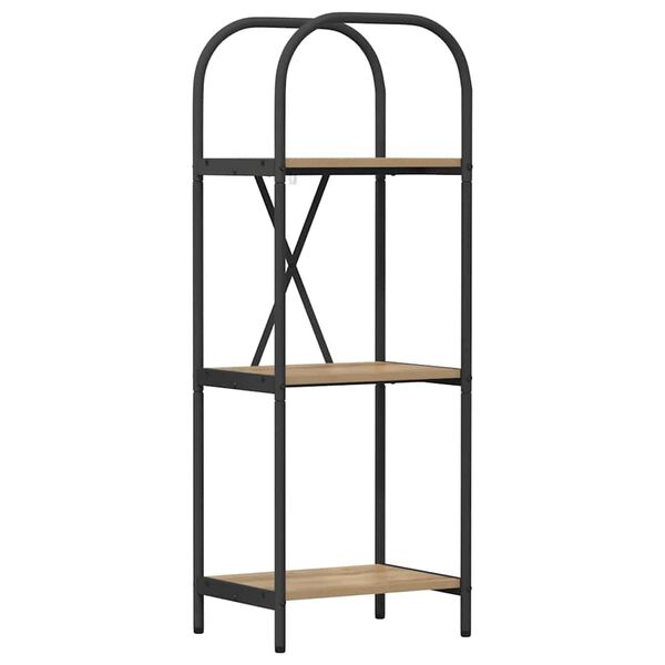 vidaXL Libreria Rovere artigianale 40 x 30 x 109 cm Legno multistrato