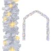 vidaXL Ghirlanda Natalizia con Luci a LED 10 m Bianca