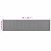 vidaXL Tappeto Corsia Grigio Scuro 50x250 cm