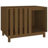 vidaXL Casetta per Cani Ambra 90x60x67 cm in Legno Massello di Pino