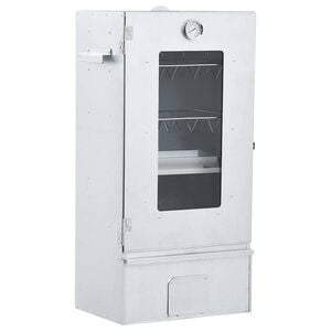 vidaXL Affumicatore e Forno BBQ con 1 kg di Trucioli 44,5x29x83 cm
