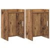 vidaXL Comodini 2 pz Legno antico 40 x 30 x 60 cm Legno ingegnerizzato