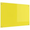 vidaXL Schienale da cucina Giallo 90 x 60 cm vetro temperato
