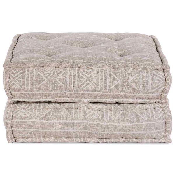 vidaXL Divano modulare Marrone Chiaro 70 x 70 x 36 cm Tessuto