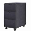 vidaXL Cassettiera 33x45x60 cm Nera