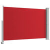 vidaXL Tenda Laterale Retrattile per Patio 160x300 cm Rossa