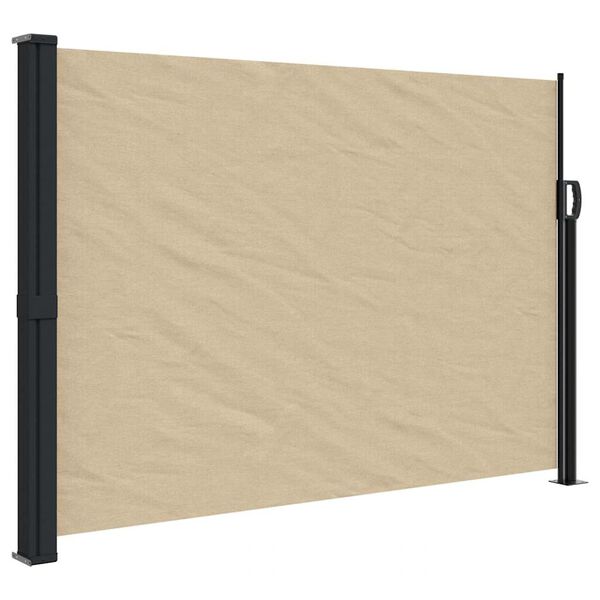 vidaXL Tenda da Sole Laterale Retrattile Beige 140x300 cm