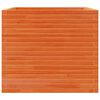 vidaXL Fioriera Giardino Marrone Cera 80x80x68,5cm Legno Massello Pino