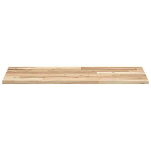 vidaXL Piano da Bagno Non Trattato 100x40x2cm Legno Massello di Acacia