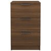 vidaXL Comodino Rovere Marrone 40x36x65 cm