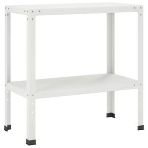 vidaXL Tavolo da rinvaso 100 x 40 x 80 cm Acciaio verniciato a polvere
