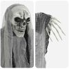 vidaXL Fantasma appeso di Halloween 3 pcs Nero 66 x 110 cm Poliestere