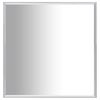 vidaXL Specchio Argento 60x60 cm