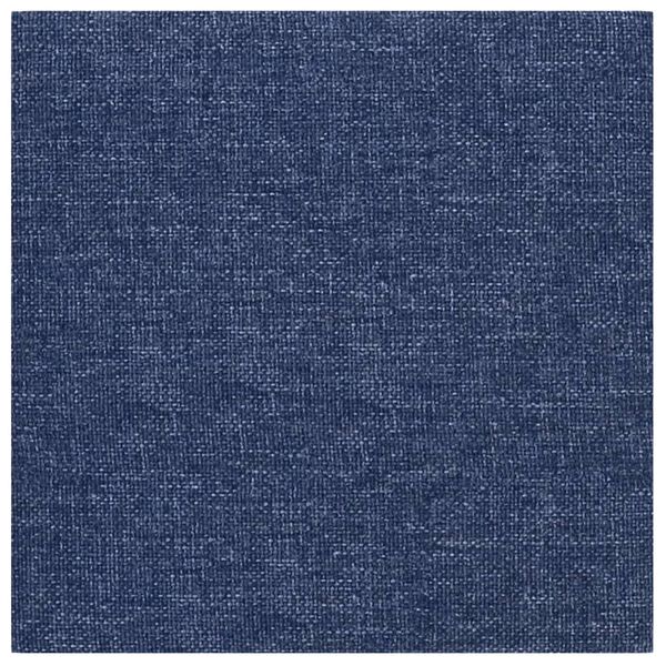 vidaXL Pannelli Murali 12 pz Blu 30x30 cm in Tessuto 1,08 m²
