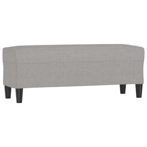 vidaXL Panca Grigio chiaro 100x35x41 cm in Tessuto