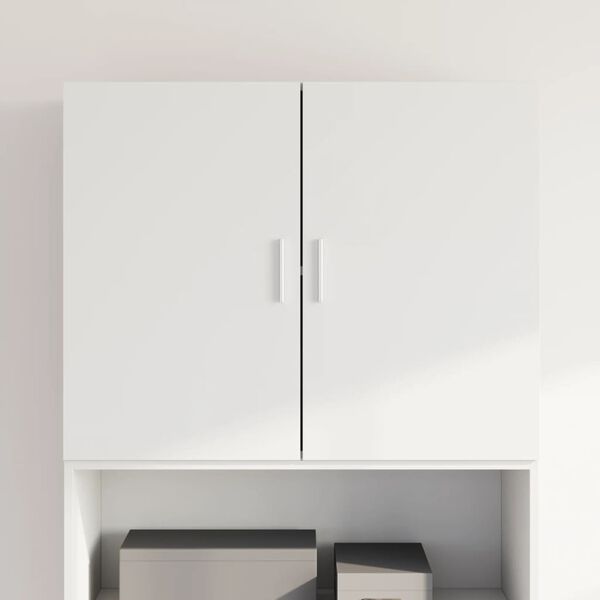 vidaXL Mobile a Parete Bianco 80x42,5x64 cm in Legno Multistrato
