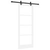 vidaXL Porta scorrevole Bianco 83 x 211 cm