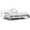 vidaXL Letto senza Materasso Bianco 180x200 cm Legno Massello di Pino