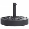 vidaXL Base per Ombrellone per Pali &Oslash;38/48 mm 25 kg Rotonda