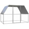 vidaXL Gabbia per Polli da Esterno 3x2x2 m in Acciaio Zincato