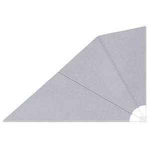 vidaXL Tenda Laterale per Balcone Pieghevole Grigia 160x240 cm