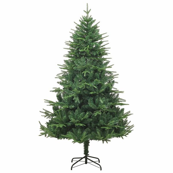 vidaXL Albero di Natale artificiale preilluminato Verde 180 cm