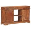 vidaXL Credenza 135x35x75 cm in Legno Massello di Acacia