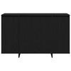vidaXL Credenza Rovere nero 120 x 41 x 75 cm Legno multistrato